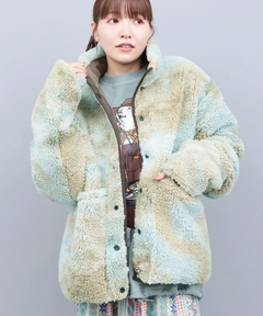 チチカカ |Duckster ナイロン×ボアリバーシブルジャケット