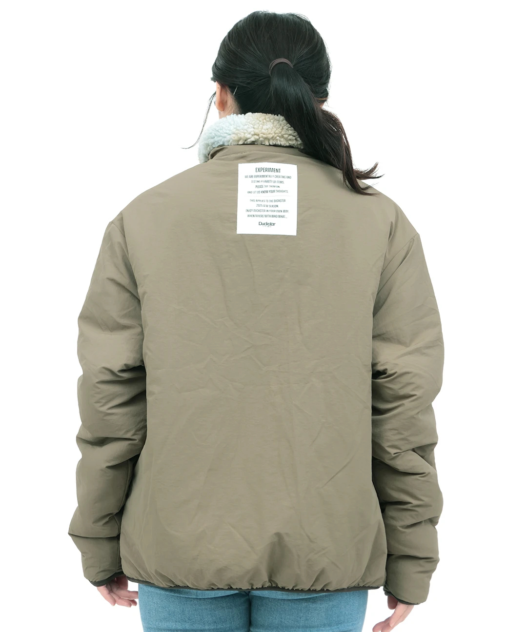 Duckster ナイロン×ボアリバーシブルジャケット / ジャケット