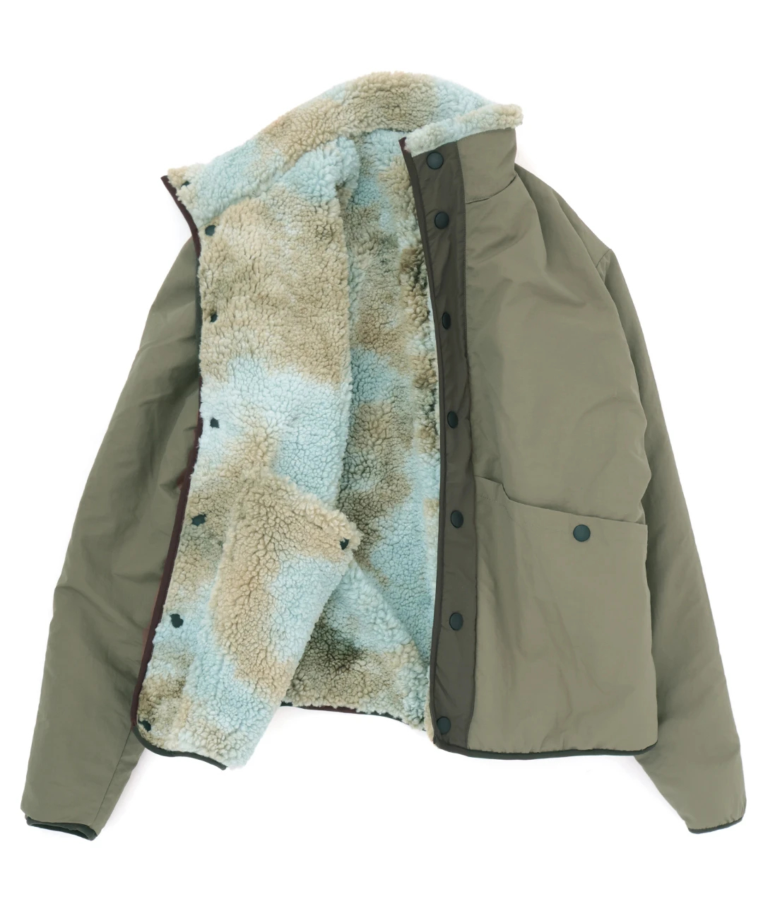 Duckster ナイロン×ボアリバーシブルジャケット / ジャケット