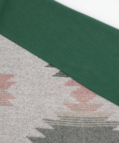 チチカカ |ジャカードコンビジップカーディガン