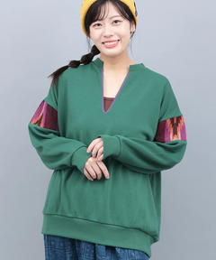 チチカカ |裏シャギースリットネックプルオーバー