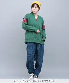 チチカカ |裏シャギースリットネックプルオーバー