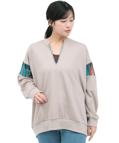 チチカカ |裏シャギースリットネックプルオーバー