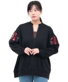 チチカカ |裏シャギースリットネックプルオーバー