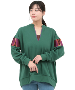 チチカカ |裏シャギースリットネックプルオーバー