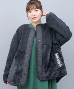 チチカカ |ボアコンビリバーシブルブルゾン
