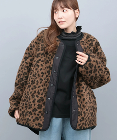 チチカカ |ボアコンビリバーシブルブルゾン