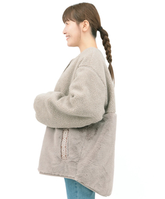 チチカカ |ボアコンビリバーシブルブルゾン