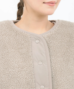 チチカカ |ボアコンビリバーシブルブルゾン