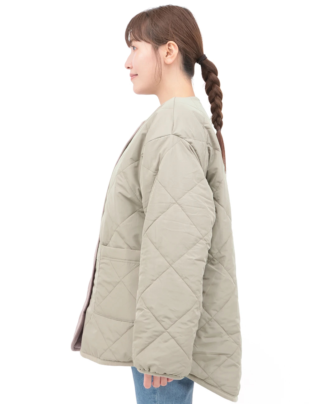 ボアコンビリバーシブルブルゾン / ジャケット・ブルゾン | エスニック