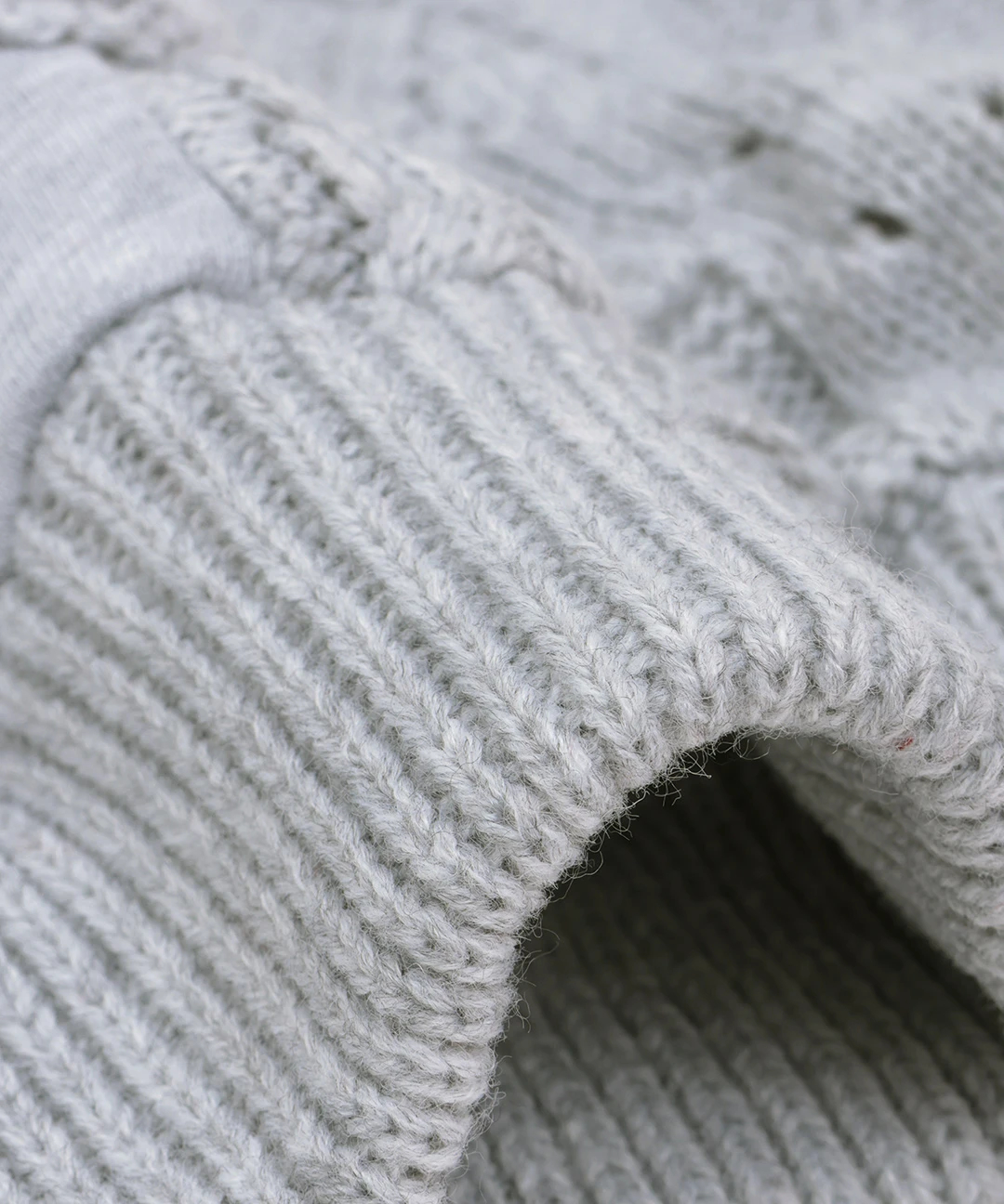 ニット×スウェットコンビ カーディガン / カーディガン・羽織り