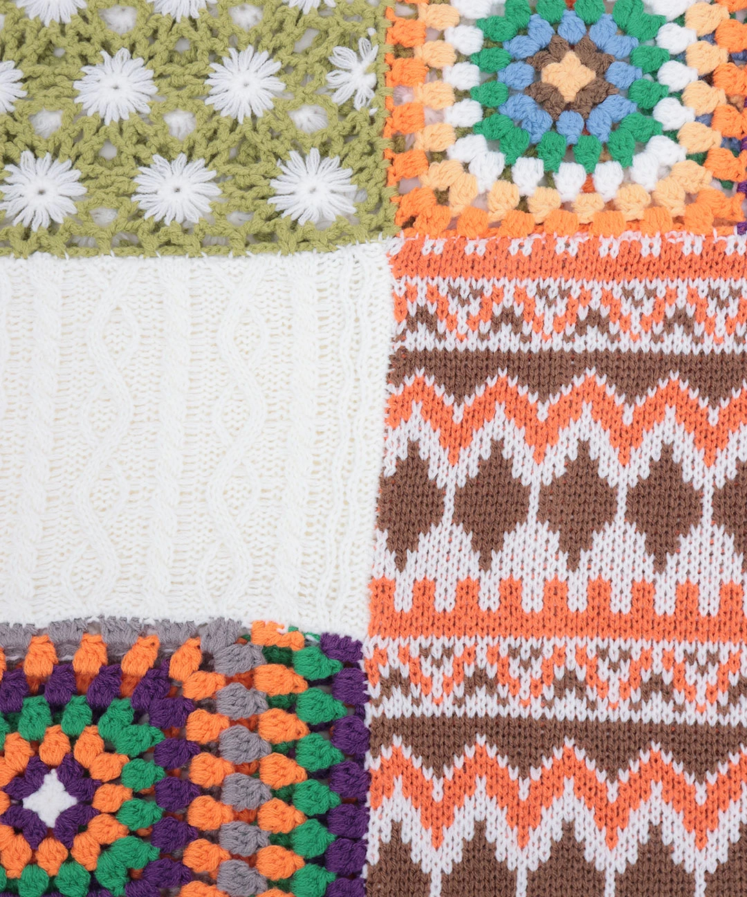 Rico パッチクロシェニットプルオーバー / ニット・セーター