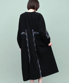 チチカカ |Rico ペイズリー刺繍コーデュロイワンピース