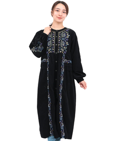 チチカカ |Rico ペイズリー刺繍コーデュロイワンピース