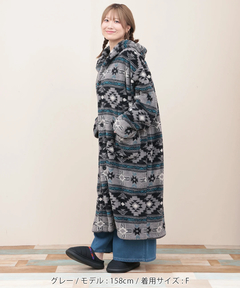 チチカカ |シエスタフード付きロングガウン