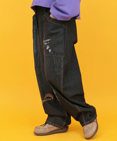 チチカカ |Orale! 刺繍入りデニムバルーンパンツ