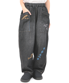 チチカカ |Orale! 刺繍入りデニムバルーンパンツ