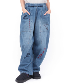 チチカカ |Orale! 刺繍入りデニムバルーンパンツ