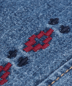 チチカカ |Orale! 刺繍入りデニムバルーンパンツ