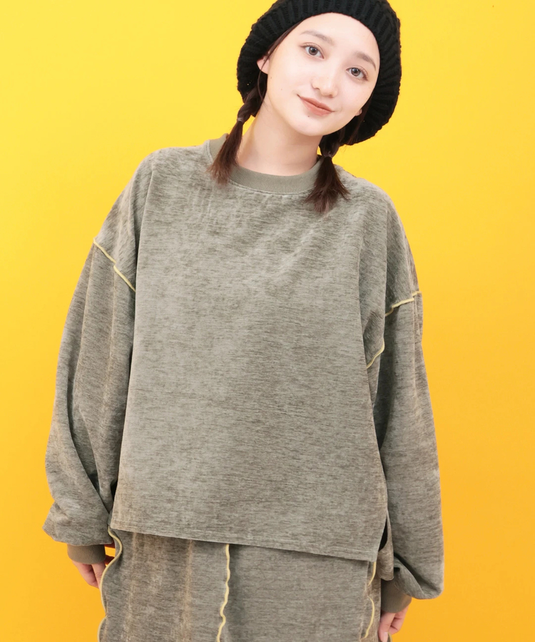 チチカカ |Orale! スラブベロアメロープルオーバー