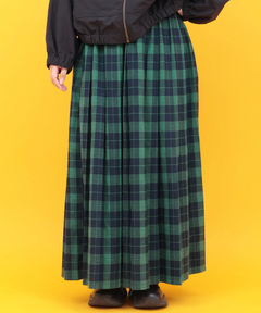チチカカ |Orale! チェックプリーツロングスカート