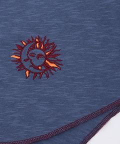 チチカカ |吸湿発熱ワンポイント刺繍ロングTシャツ