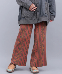 チチカカ |キカ柄ニットパンツ