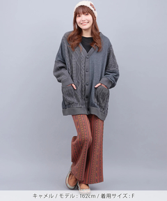 チチカカ |キカ柄ニットパンツ