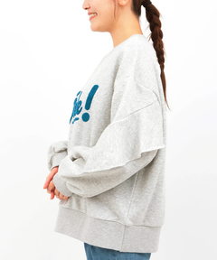 チチカカ |Orale! ラッフルスリーブロゴ刺繍 プルオーバー