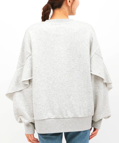 チチカカ |Orale! ラッフルスリーブロゴ刺繍 プルオーバー