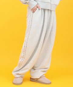 チチカカ |Orale! カラーラインスウェットカーブパンツ