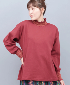 チチカカ |ポカポカスモッキングプルオーバー