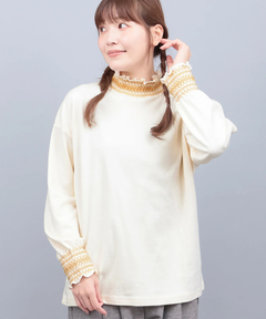 チチカカ |ポカポカスモッキングプルオーバー