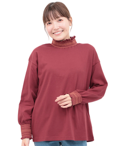 チチカカ |ポカポカスモッキングプルオーバー