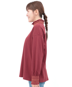 チチカカ |ポカポカスモッキングプルオーバー