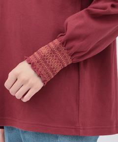 チチカカ |ポカポカスモッキングプルオーバー