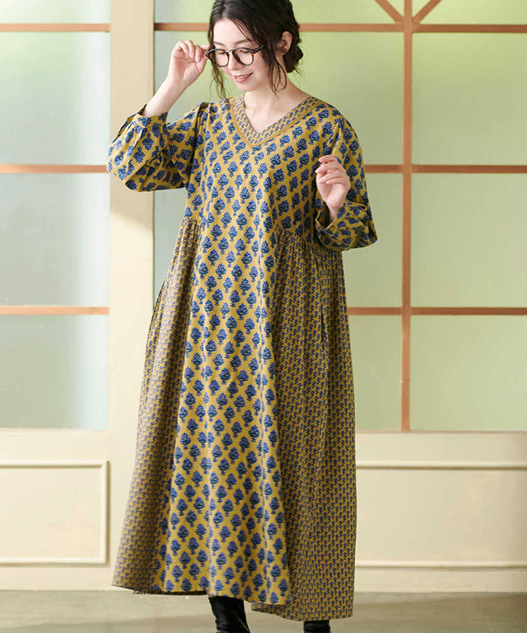 Shanti Shanti ブーケワンピース【WEB限定】 / ワンピース