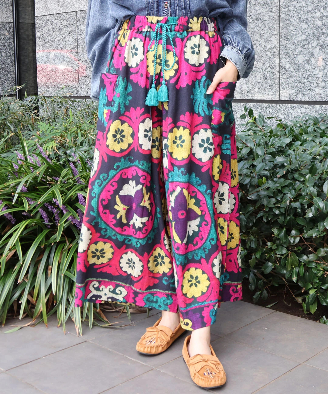 チチカカ（titicaca）/Shanti Shanti スザニプリントパンツ【WEB限定】 Shanti Shanti スザニプリントパンツ【WEB限定】 / パンツ