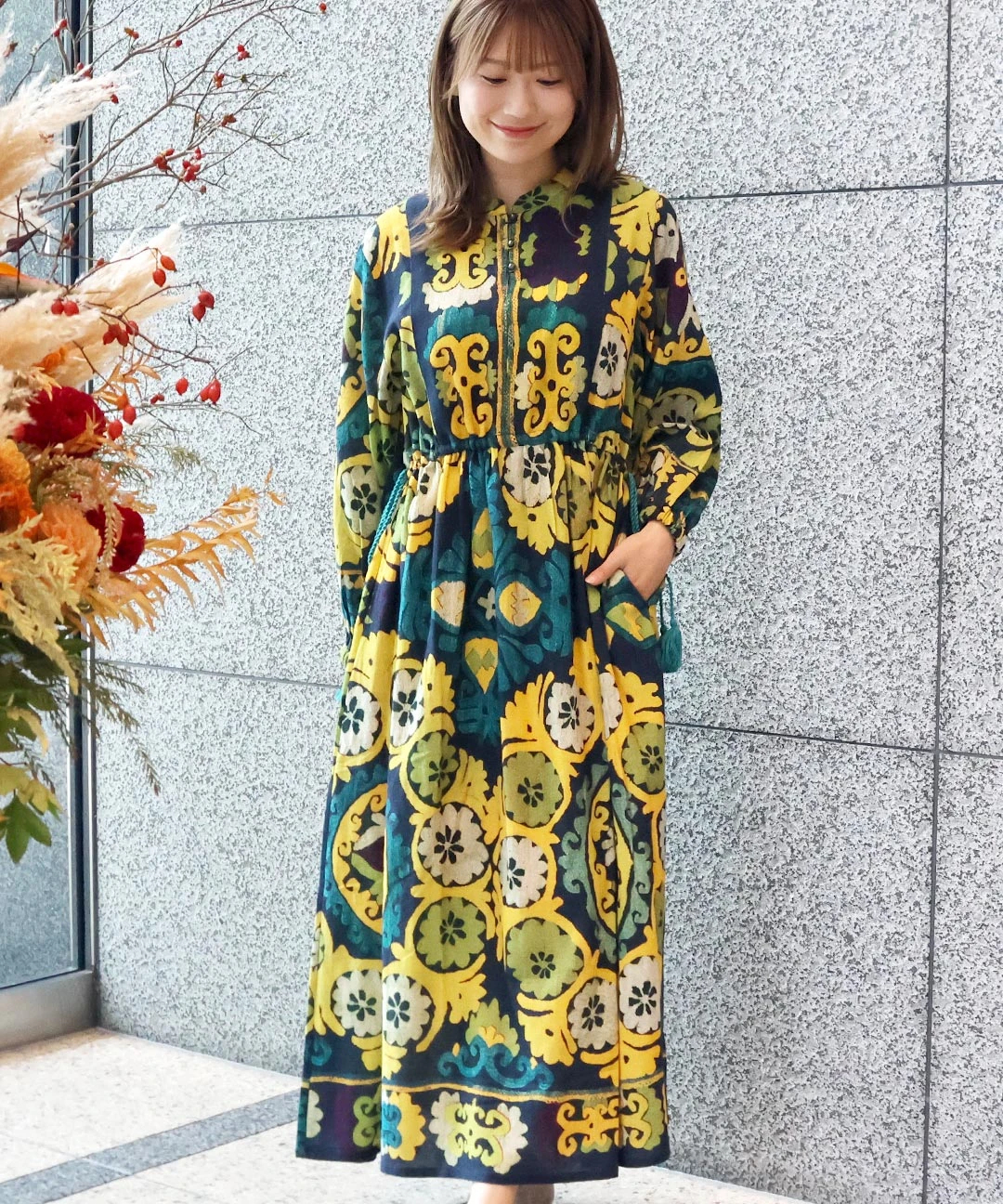 チチカカ（titicaca）/Shanti Shanti スザニプリントワンピース【WEB限定】 Shanti Shanti スザニプリントワンピース【WEB限定】 / ワンピース