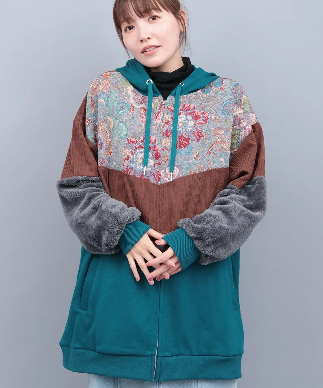 Amina ファーベルカーディガン / スウェット・パーカー | エスニック