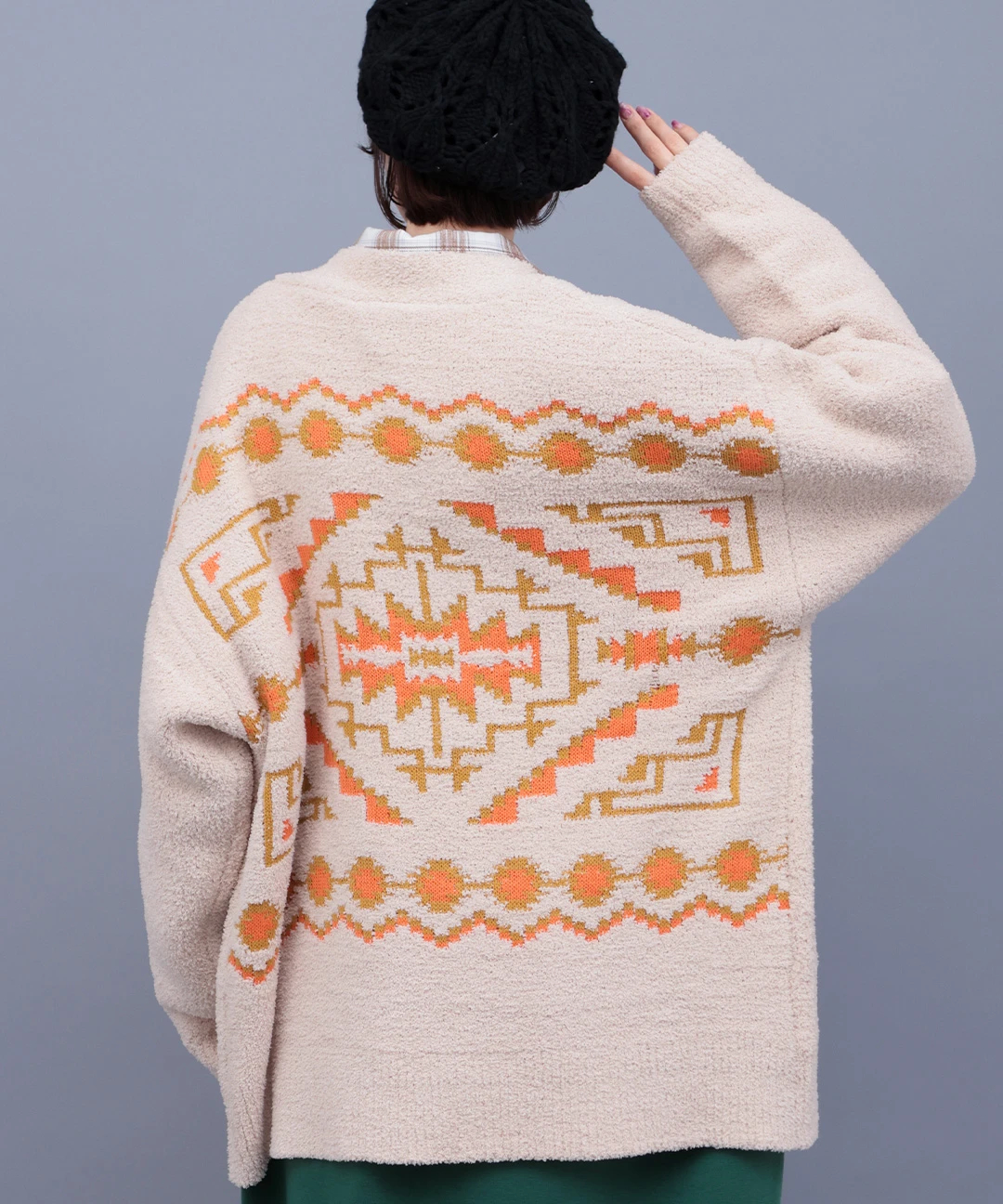 ナバホモールニットカーディガン / カーディガン・羽織り | エスニック