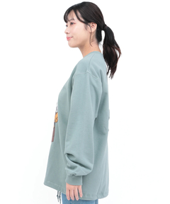 チチカカ |go slow caravan 裏毛スキレットピザクマプルオーバー