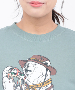 チチカカ |go slow caravan 裏毛スキレットピザクマプルオーバー