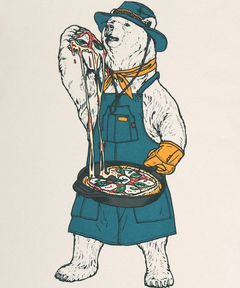 チチカカ |go slow caravan 裏毛スキレットピザクマプルオーバー