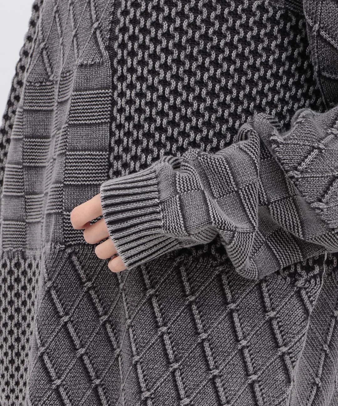 STONE  クルーネックニット ストーンウォッシュクルーニット / ニット・セーター