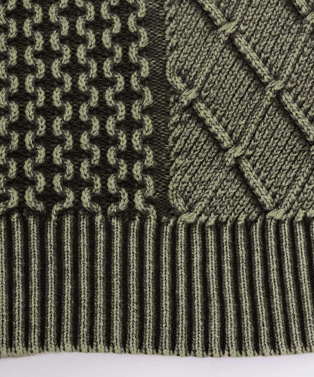 ストーンウォッシュクルーニット / ニット・セーター