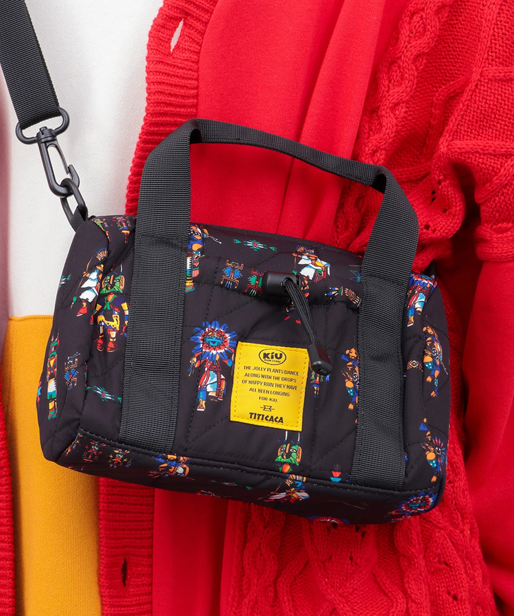 KiU コラボ ミニボストンショルダーバッグ/着用写真