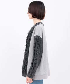 チチカカ |ケーブルフリンジコンビプルオーバー