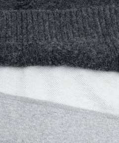 チチカカ |ケーブルフリンジコンビプルオーバー