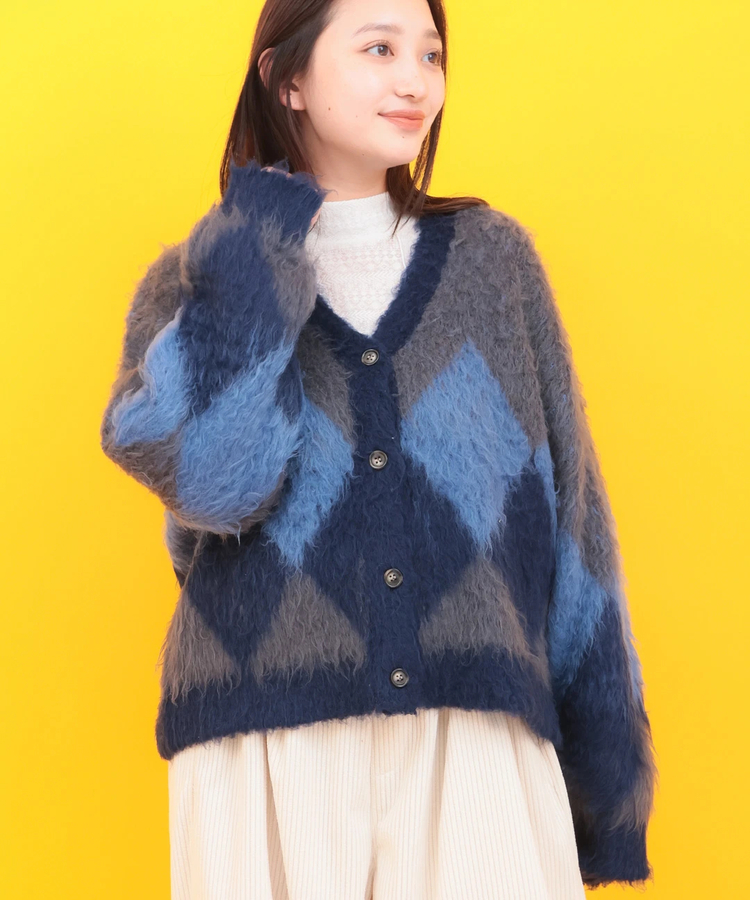 チチカカ |Orale! ふわふわジャカードカーディガン